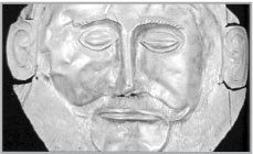 рис. 102. возраст этой золотой маски более 3500 лет